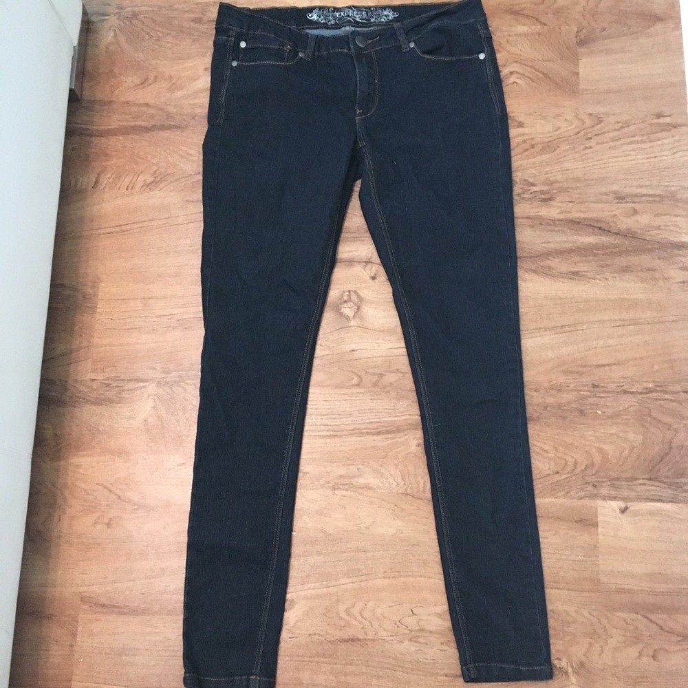 Express Jeans Dark Skinny Jeans